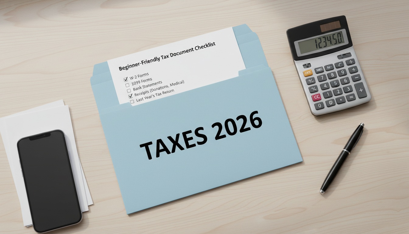 What documents do I need to file taxes in 2026 checklist with tax folder and paperwork